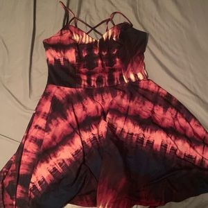 Fortune + Ivy Reign Back Detail Brushed Knit Dress